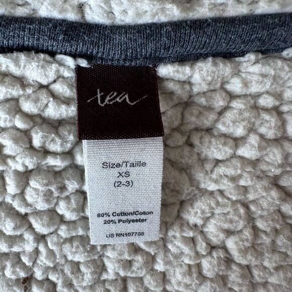 Tea Collection Sherpa Lined Full Zip Hoodie Size XS/2-3 Years - Picture 5 of 9